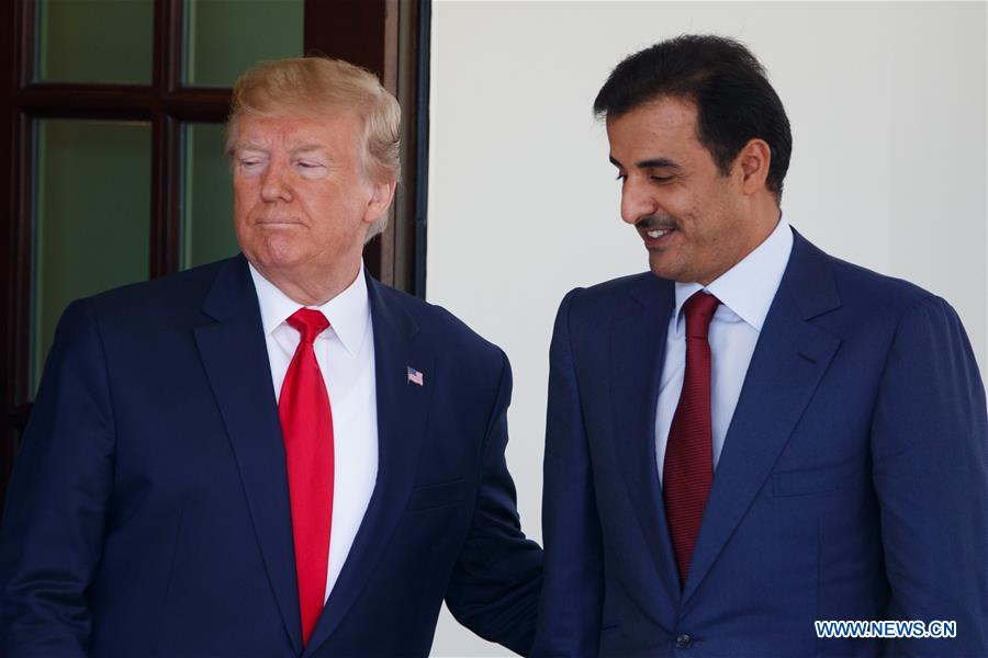U.S.-WASHINGTON D.C.-TRUMP-QATAR-EMIR-MEETING