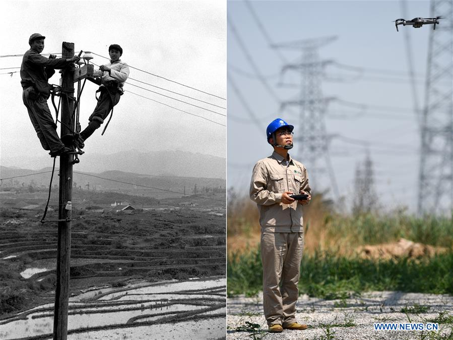 (MOMENTS FOREVER)CHINA-OCCUPATIONS-70 YEARS-DEVELOPMENT (CN)