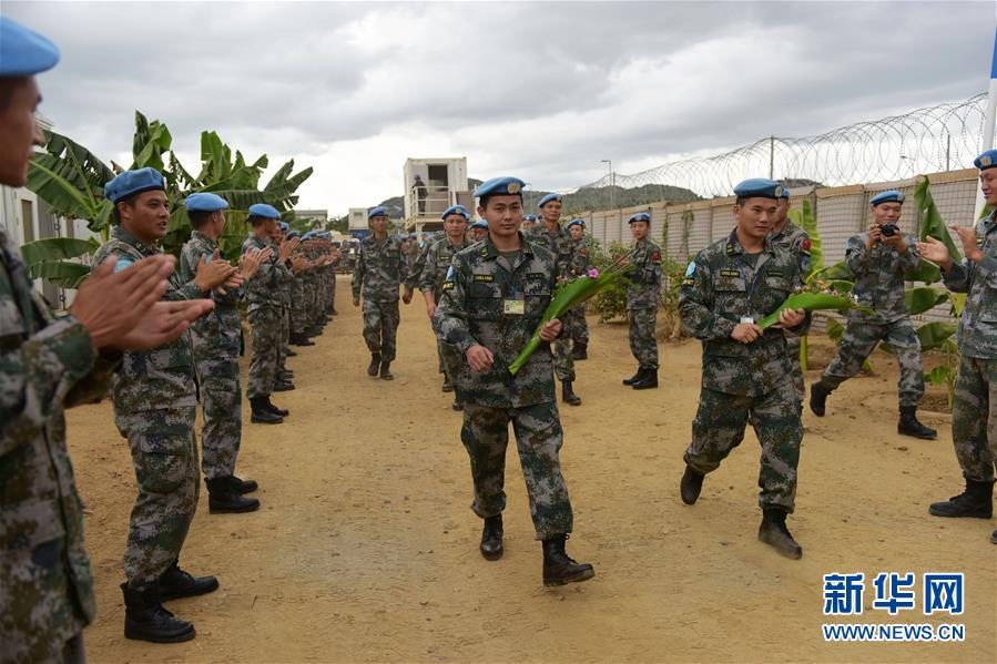 （國際）（1）中國駐南蘇丹維和步兵營受傷戰(zhàn)士姚道祥、吳樂重返戰(zhàn)位