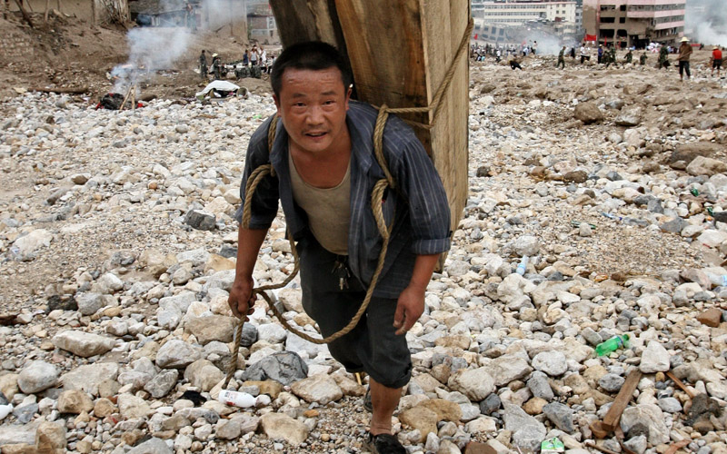 喬天富作品:舟曲之殤