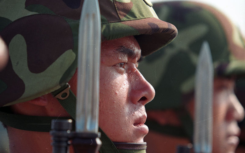 喬天富作品:1999年國慶50周年大閱兵