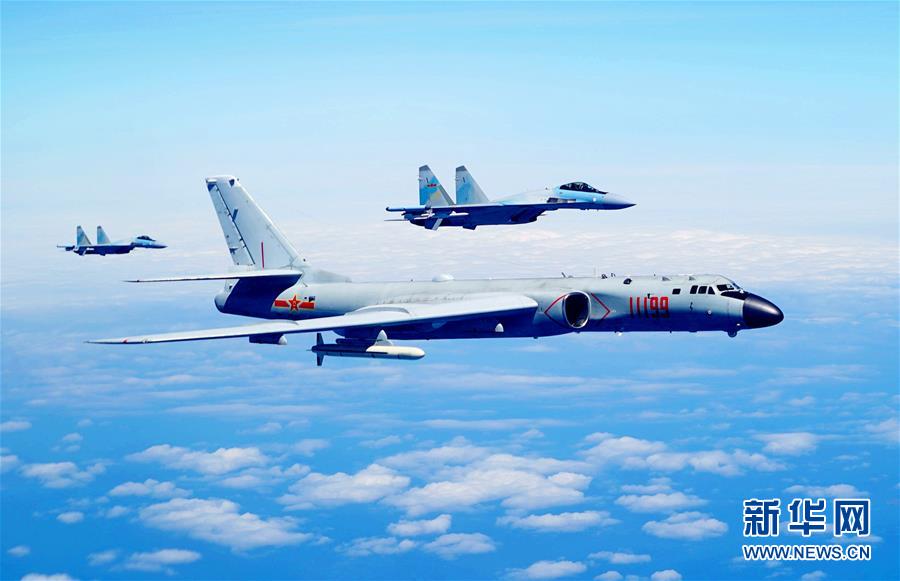 （圖文互動(dòng)）（1）空軍發(fā)布宣傳片展現(xiàn)殲-20、蘇-35、轟-6K海上新航跡