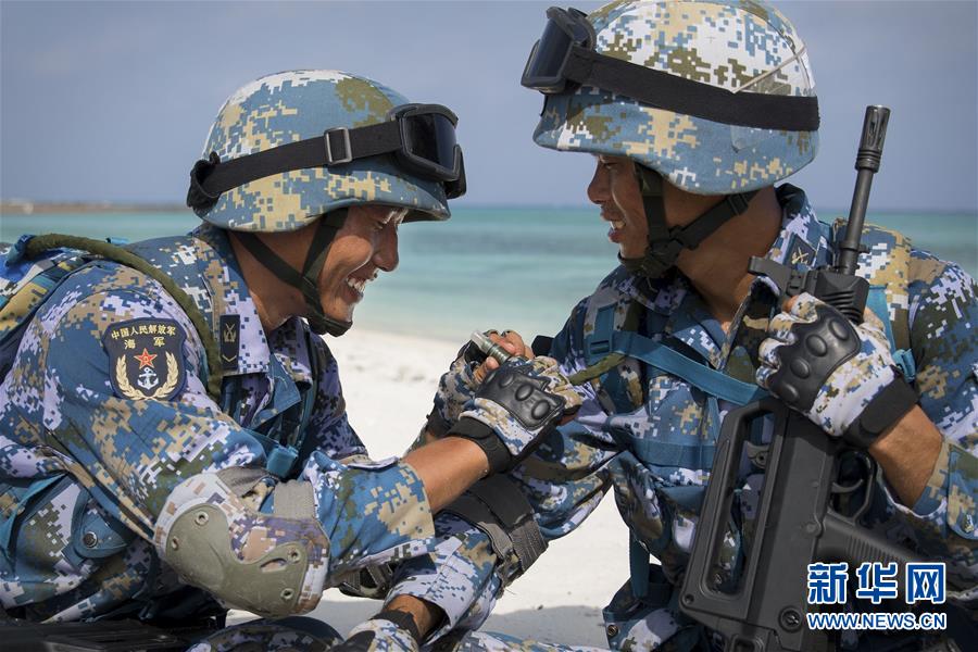 （壯麗70年·奮斗新時(shí)代·新華全媒頭條·圖文互動(dòng)）（7）“你在我的航程上，我在你的視線里”——走進(jìn)海軍西沙中建島官兵的五彩世界