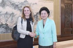 劉延東會見世界反興奮劑機構(gòu)副主席、挪威文化大臣琳達·海勒蘭