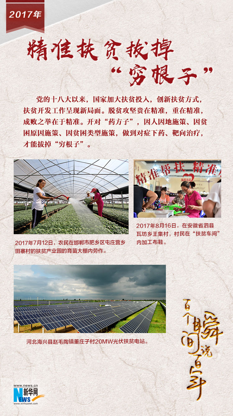 2017，精準扶貧拔掉“窮根子”