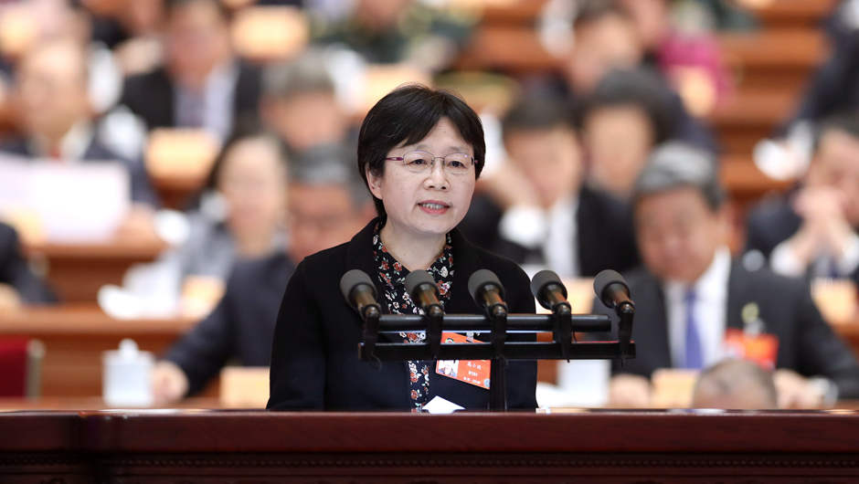 民革中央副主席、上海市委會主委，上海市人大常委會副主任 高小玫