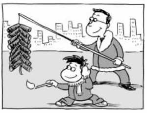 春節(jié)若遇霧霾，煙花怎么放？
