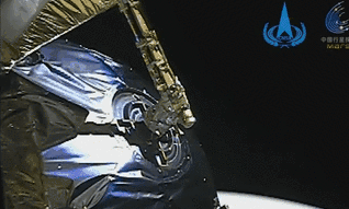 “天問一號”探測器火星捕獲過程影像來了！