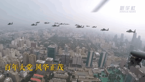 獨家視角！空中梯隊飛過天安門
