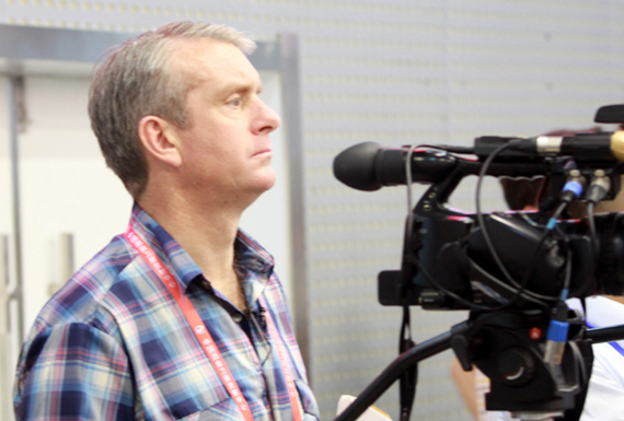 發(fā)布會現(xiàn)場的外國記者