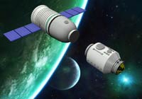 神舟十號(hào)軌道艙和返回艙分離