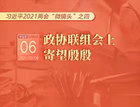 習(xí)近平2021兩會“微鏡頭”之四：3月6日 政協(xié)聯(lián)組會上，寄望殷殷