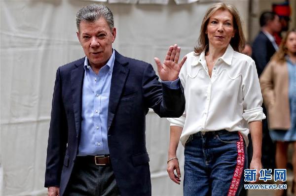 (國際)(1)哥倫比亞總統(tǒng)選舉開始投票