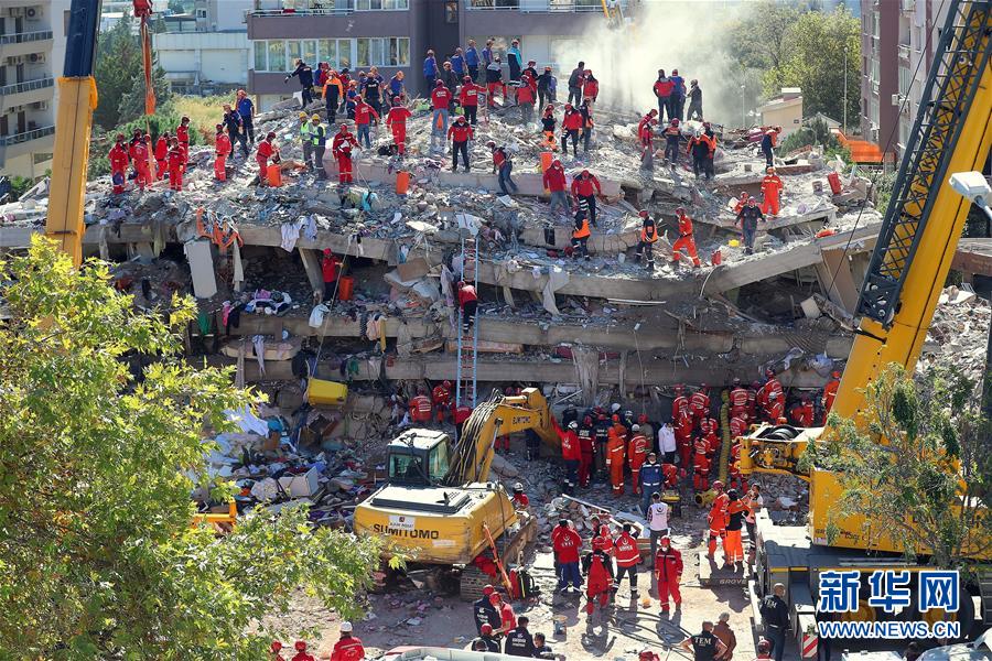 （國(guó)際）（10）愛(ài)琴海地震致土耳其、希臘至少27人死亡