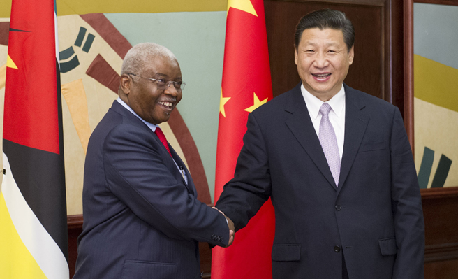 習(xí)近平會(huì)見(jiàn)莫桑比克總統(tǒng)格布扎