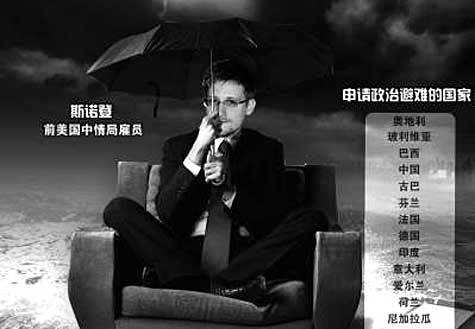 美施壓，斯諾登“搶手”成“燙手”