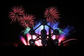 布魯塞爾:絢麗煙花秀